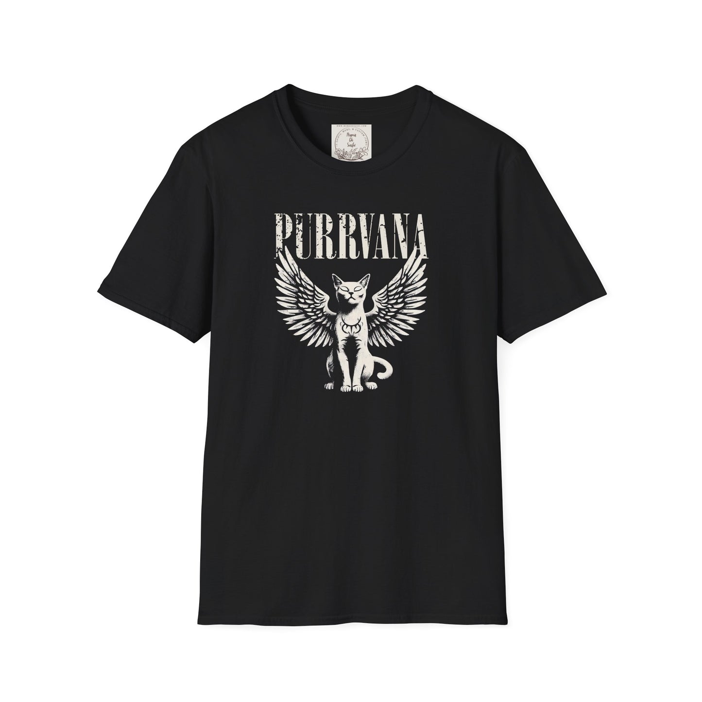 Purrvana - Cat - Kitty - MamaDeSushi - Unisex Softstyle T-Shirt