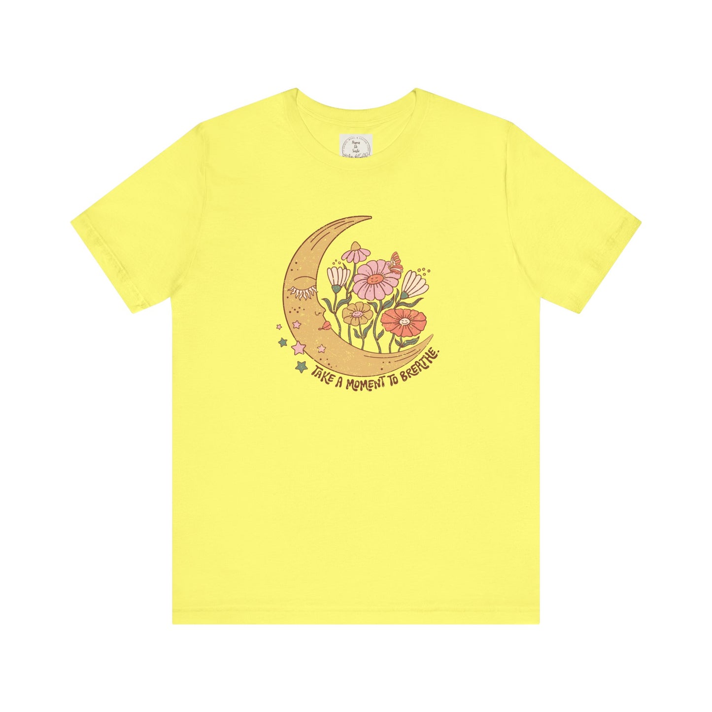 Take a moment to breathe - Boho Retro - MamaDeSushi - Unisex Jersey Short Sleeve Tee