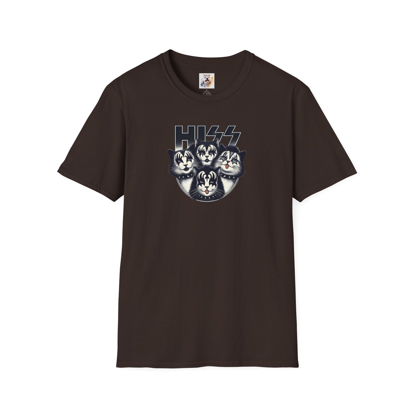 HIZZ - Cat - Kitty - MamaDeSushi - Unisex Softstyle T-Shirt