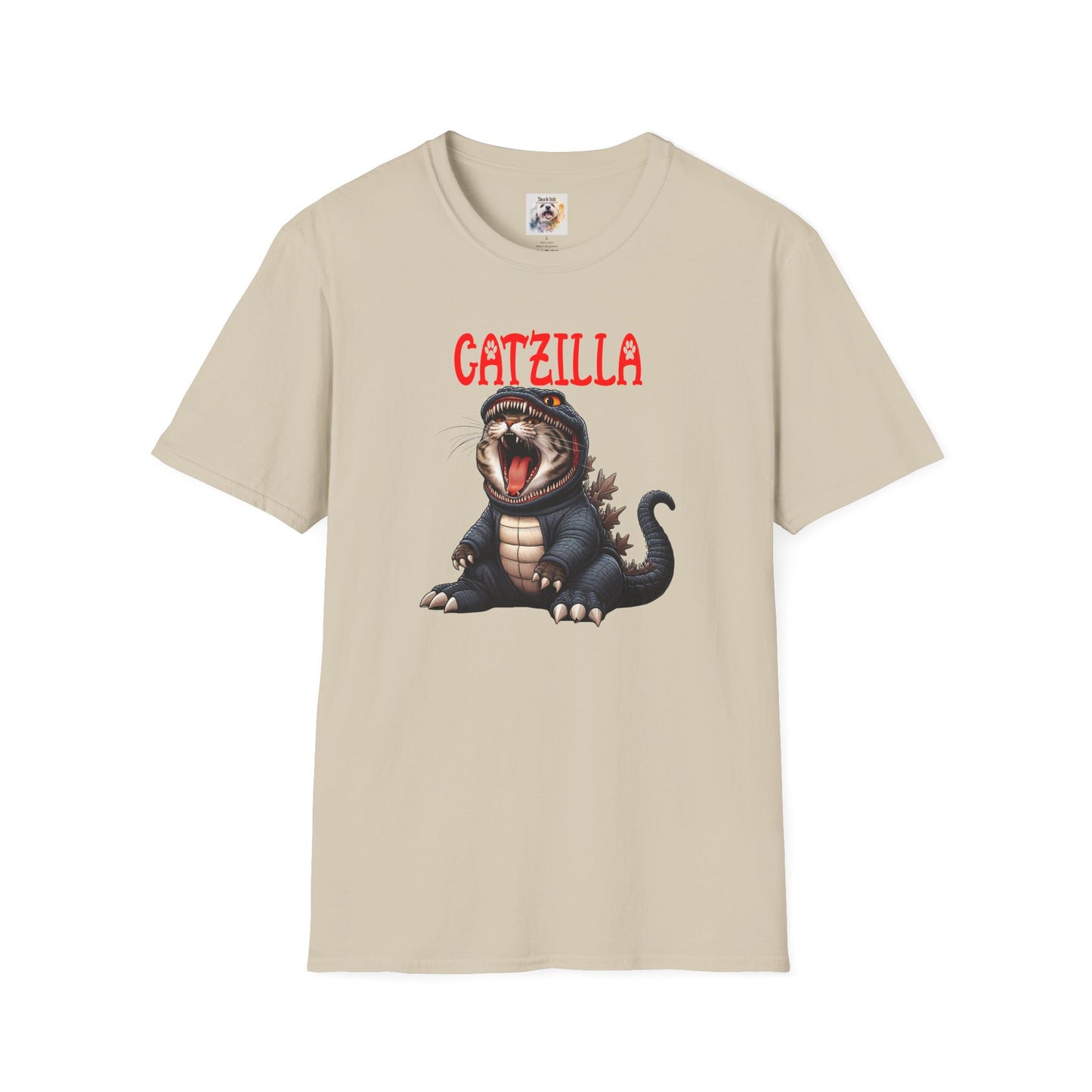 CatZilla - Cat - Kitty - MamaDeSushi - Unisex Softstyle T-Shirt