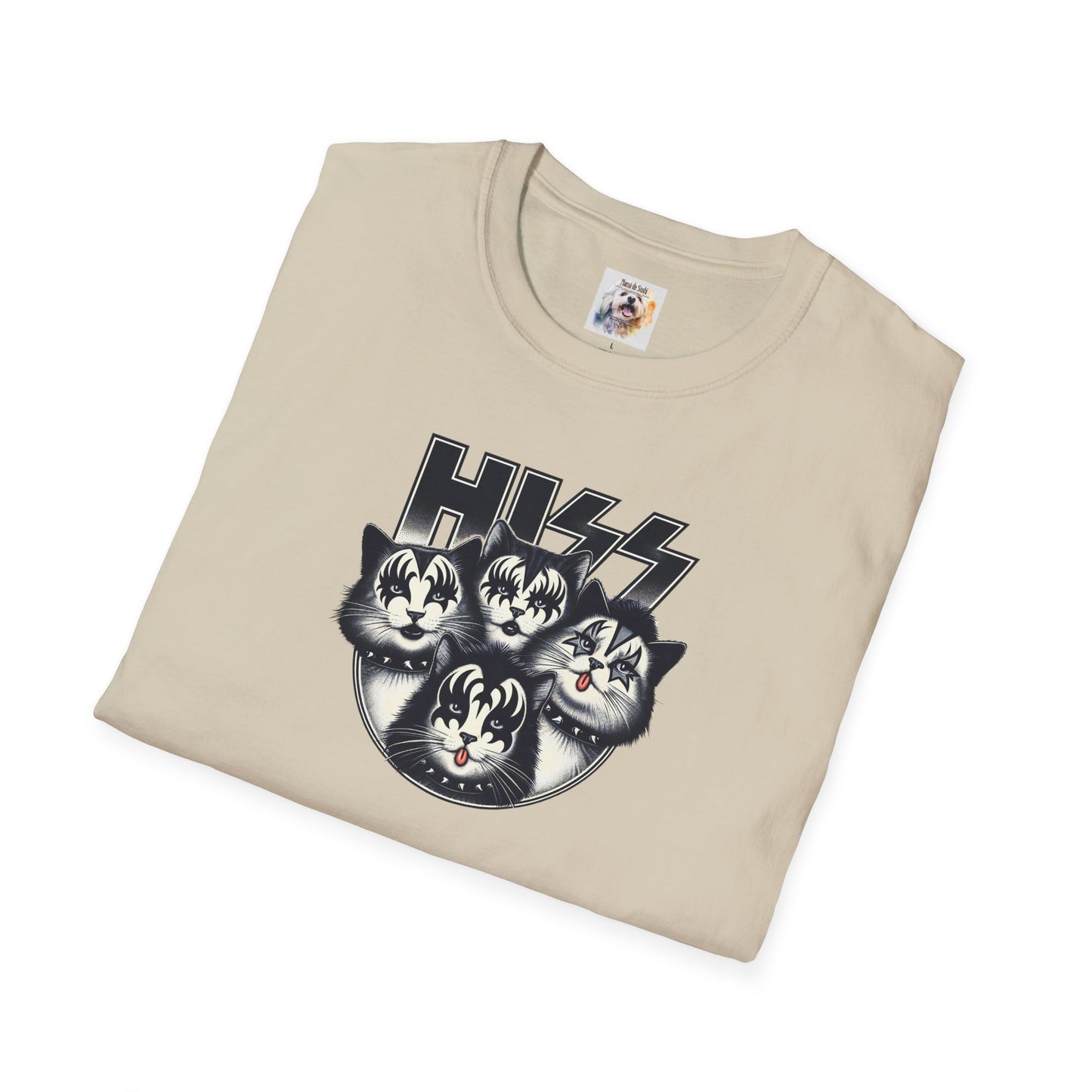 HIZZ - Cat - Kitty - MamaDeSushi - Unisex Softstyle T-Shirt
