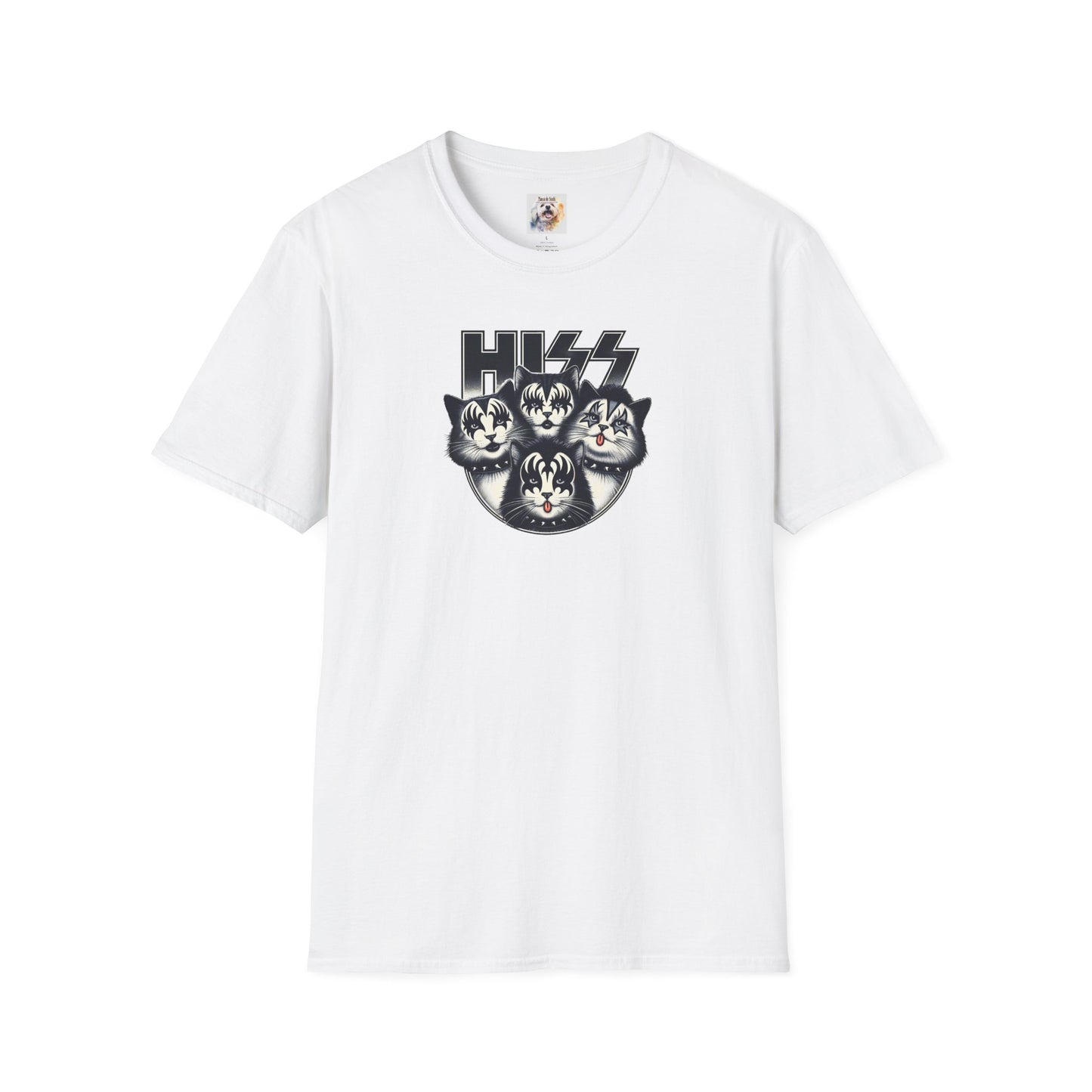 HIZZ - Cat - Kitty - MamaDeSushi - Unisex Softstyle T-Shirt