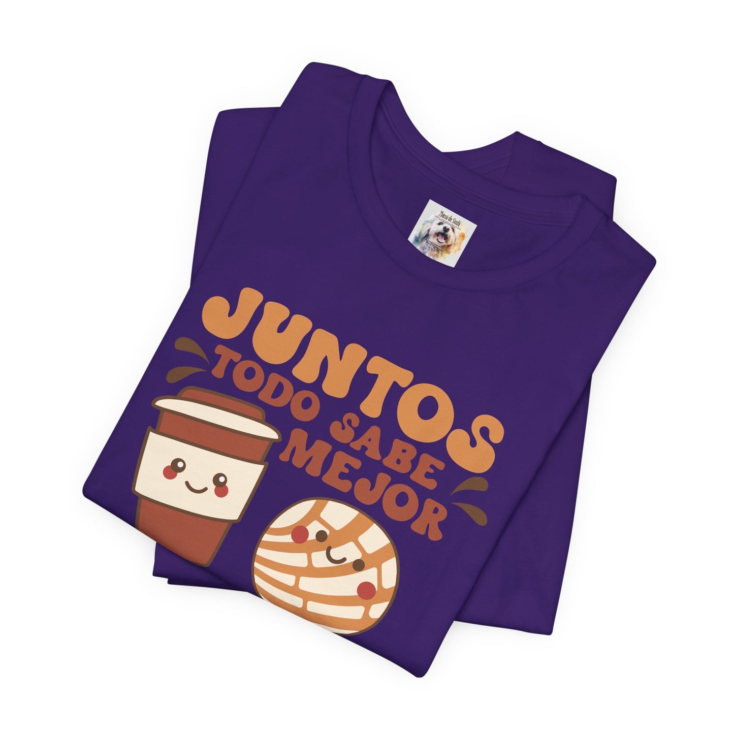 Juntos todo sabe mejor - Cafe y Conchas - MamaDeSushi - Unisex Jersey Short Sleeve Tee