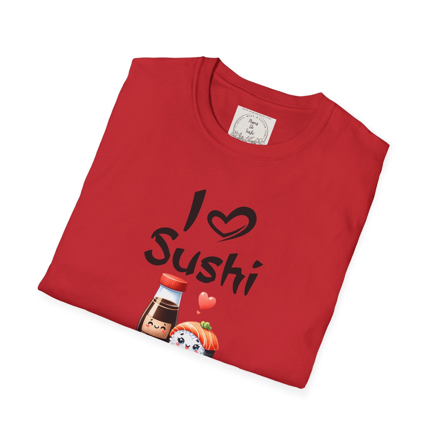 I heart Sushi - MamaDeSushi - Unisex Softstyle T-Shirt