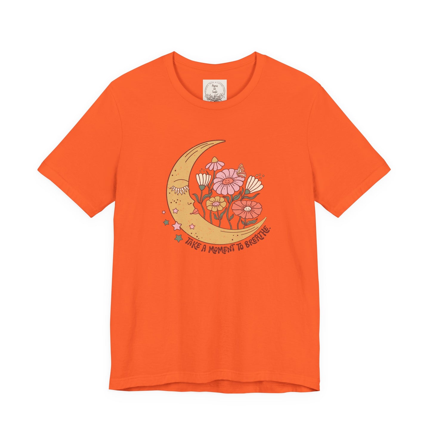 Take a moment to breathe - Boho Retro - MamaDeSushi - Unisex Jersey Short Sleeve Tee