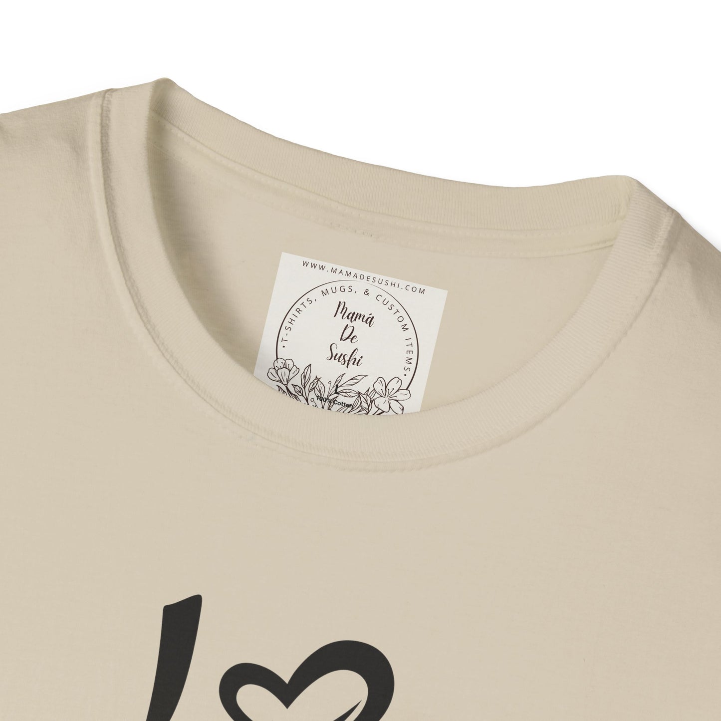 I heart Sushi - MamaDeSushi - Unisex Softstyle T-Shirt