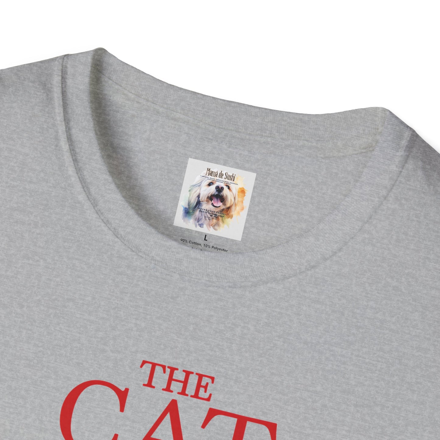 Cat Kitty Unisex Softstyle T-Shirt Nun Design