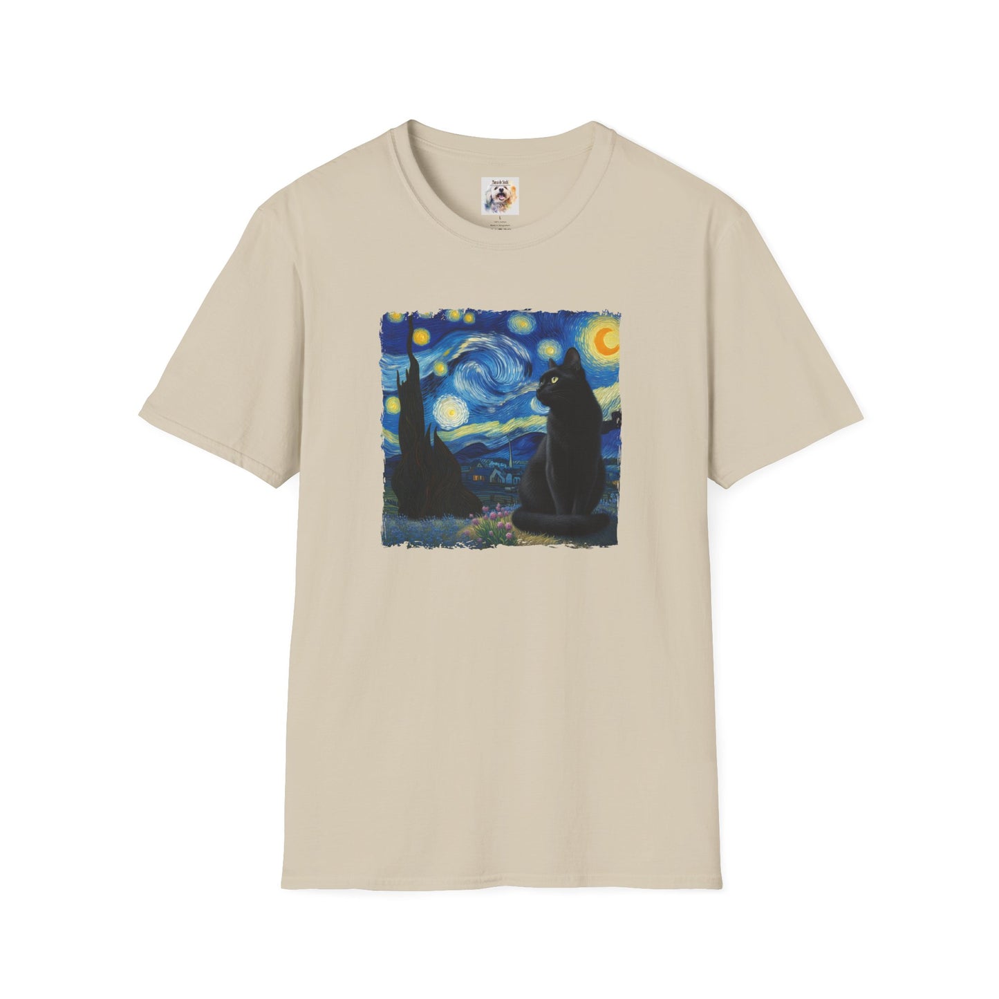 The BlackVang Cat - Kitty - MamaDeSushi - Unisex Softstyle T-Shirt