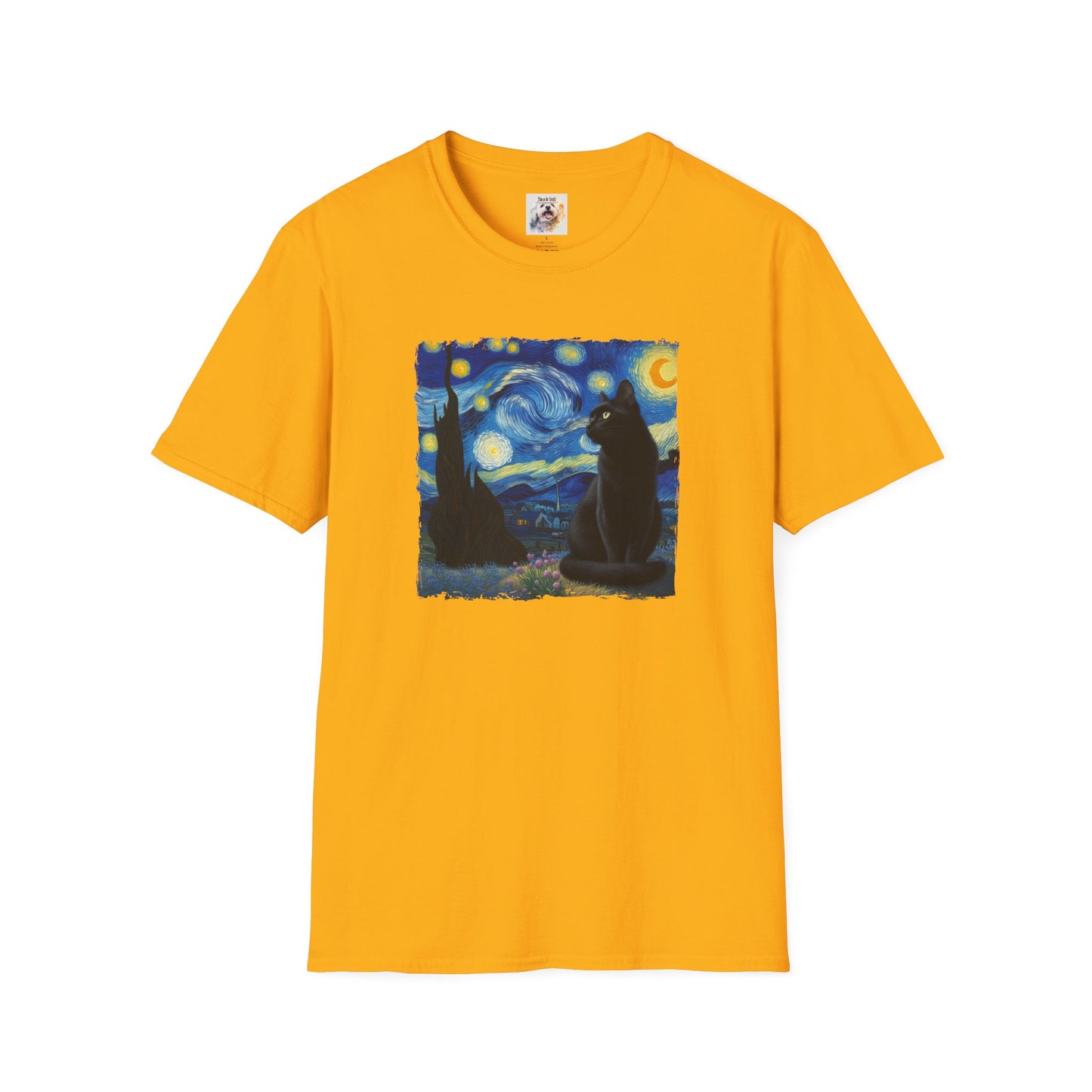 The BlackVang Cat - Kitty - MamaDeSushi - Unisex Softstyle T-Shirt