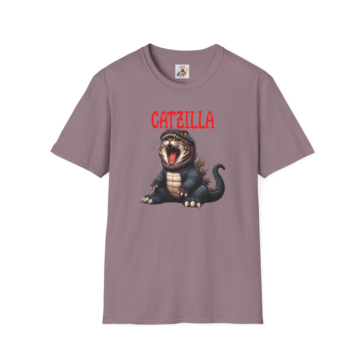 CatZilla - Cat - Kitty - MamaDeSushi - Unisex Softstyle T-Shirt