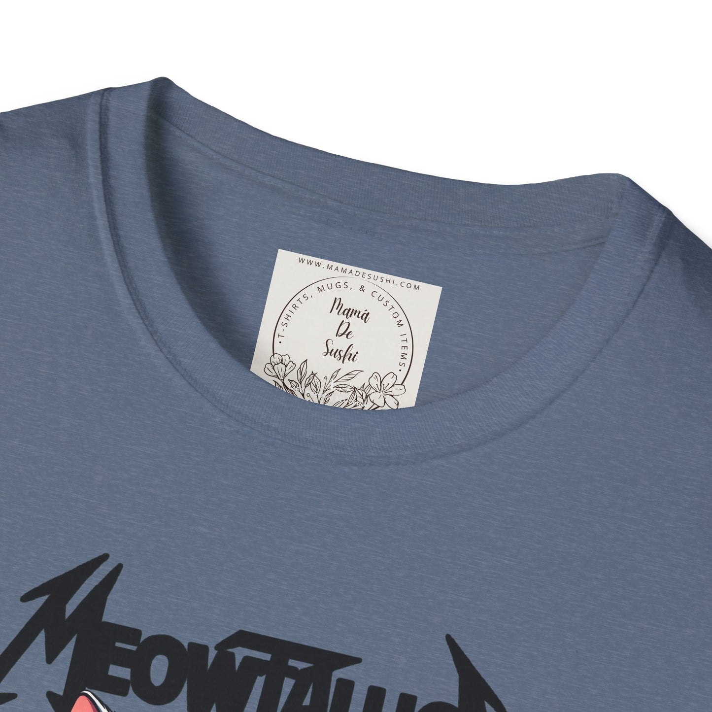 MeowTallica - Cat - Kitty - MamaDeSushi - Unisex Softstyle T-Shirt