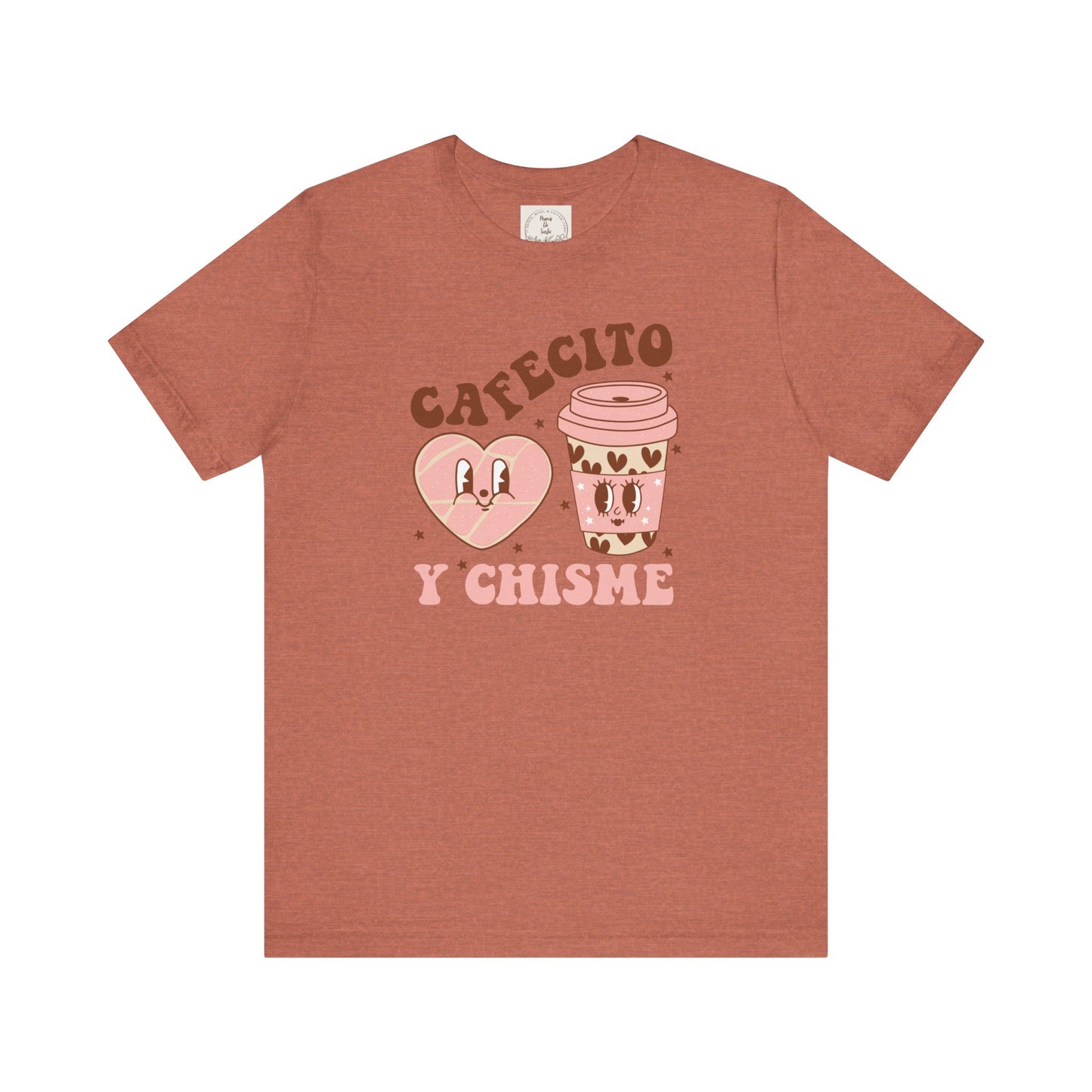 Cafecito y Chisme - Cafe Y Conchas - MamaDeSushi - Unisex Jersey Short Sleeve Tee