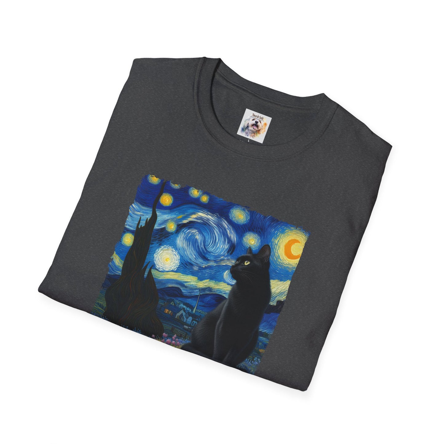The BlackVang Cat - Kitty - MamaDeSushi - Unisex Softstyle T-Shirt