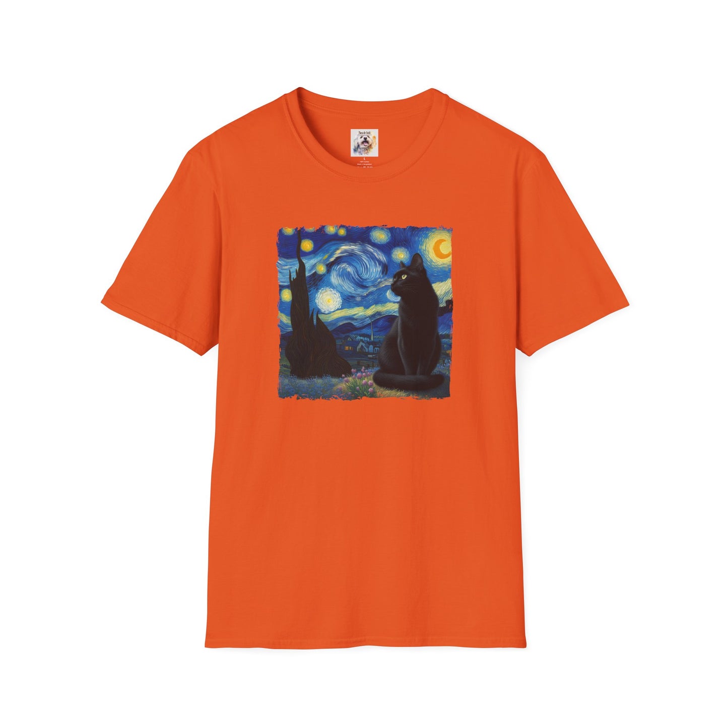 The BlackVang Cat - Kitty - MamaDeSushi - Unisex Softstyle T-Shirt