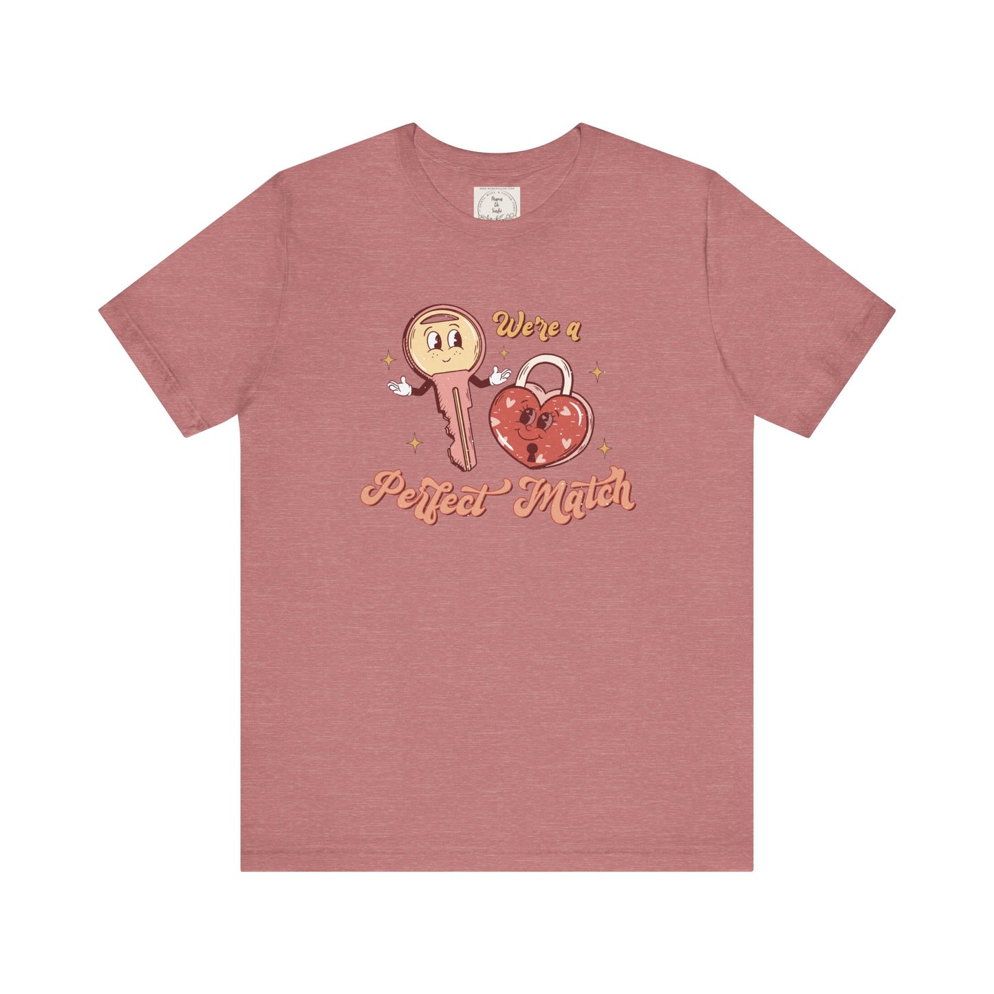 We're a perfect match Heart & Key - MamaDeSushi - Women's Favorite Tee