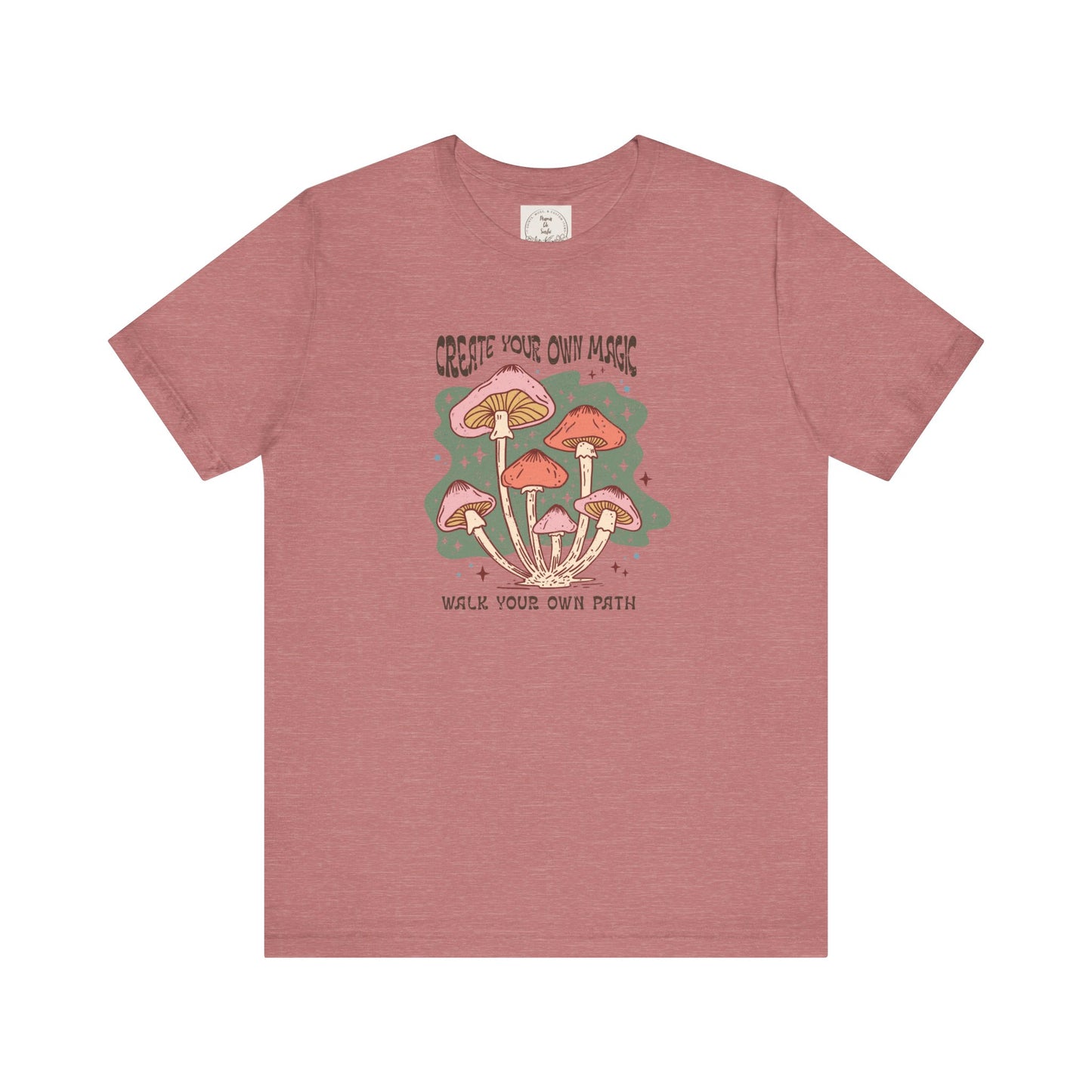 Create your own Magic walk your own path - Boho Retro - MamaDeSushi - Unisex Jersey Short Sleeve Tee