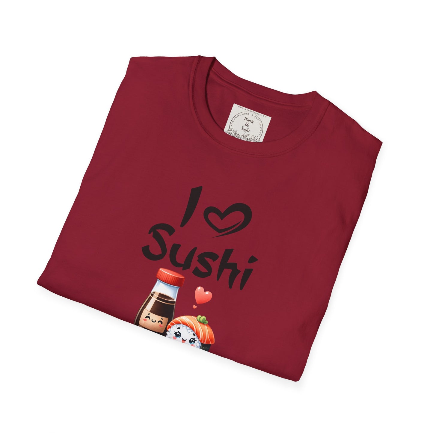 I heart Sushi - MamaDeSushi - Unisex Softstyle T-Shirt