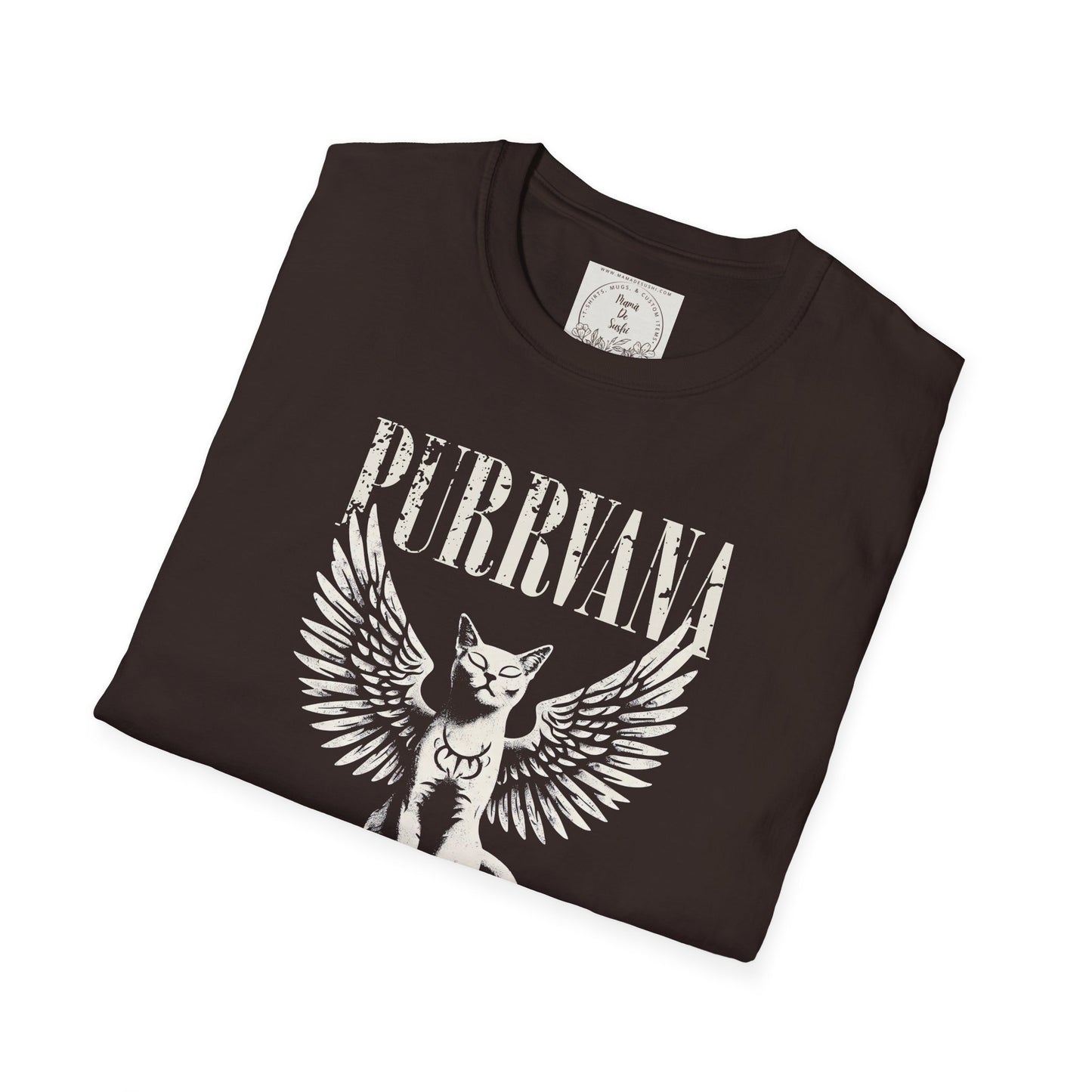 Purrvana - Cat - Kitty - MamaDeSushi - Unisex Softstyle T-Shirt