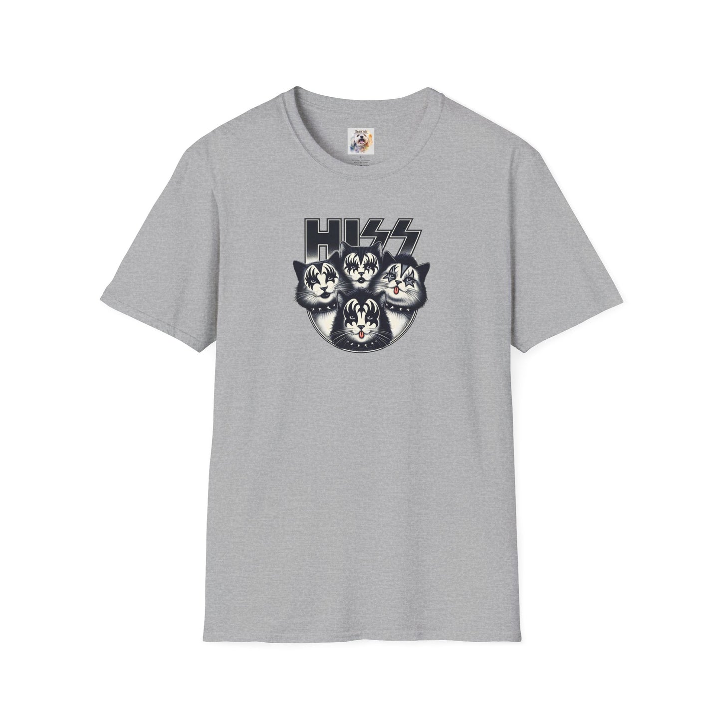 HIZZ - Cat - Kitty - MamaDeSushi - Unisex Softstyle T-Shirt