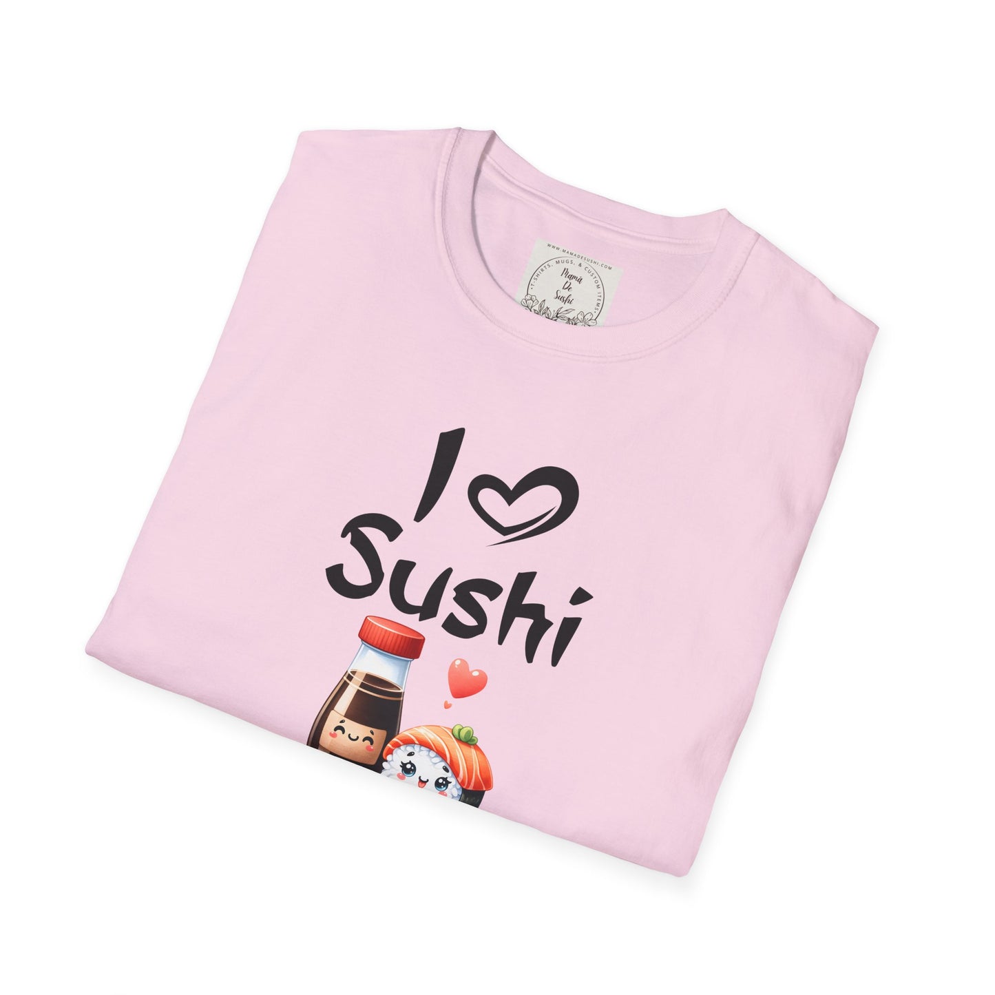 I heart Sushi - MamaDeSushi - Unisex Softstyle T-Shirt
