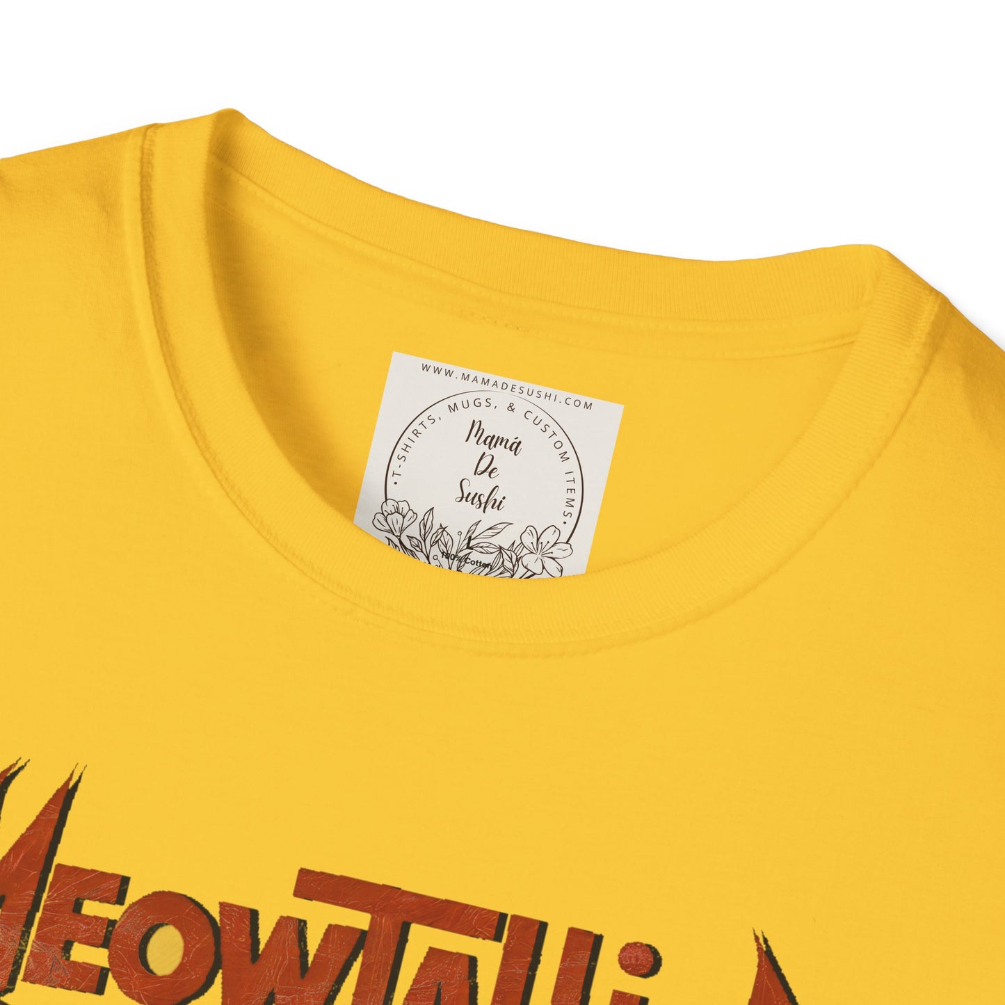 MeowTallicA Cat - Kitty - MamaDeSushi - Unisex Softstyle T-Shirt