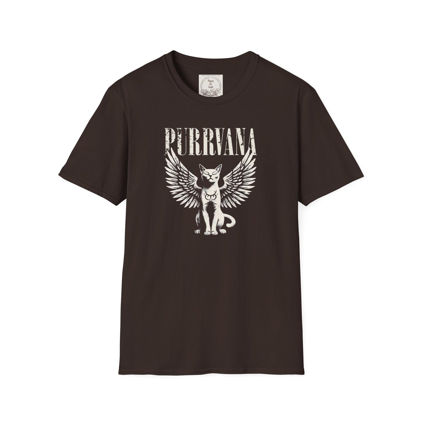 Purrvana - Cat - Kitty - MamaDeSushi - Unisex Softstyle T-Shirt