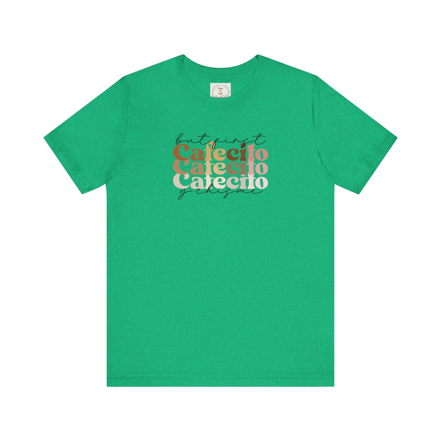 But first cafecito y chisme - Cafe y Conchas - MamaDeSushi - Unisex Jersey Short Sleeve Tee