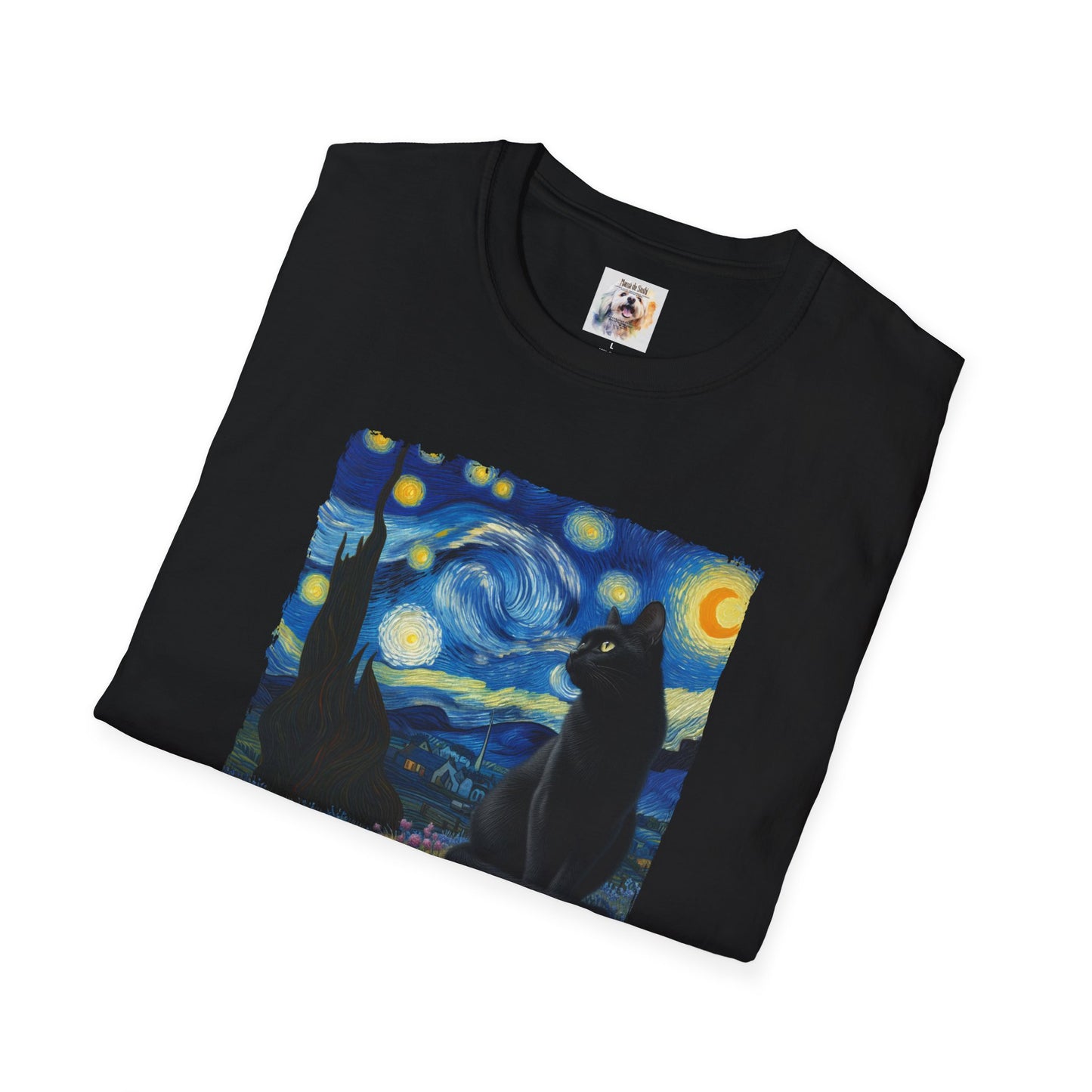 The BlackVang Cat - Kitty - MamaDeSushi - Unisex Softstyle T-Shirt
