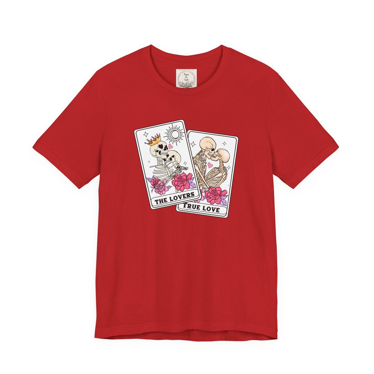 The Lovers, True Love - Cards & Hearts - MamaDeSushi - Women's Favorite Tee