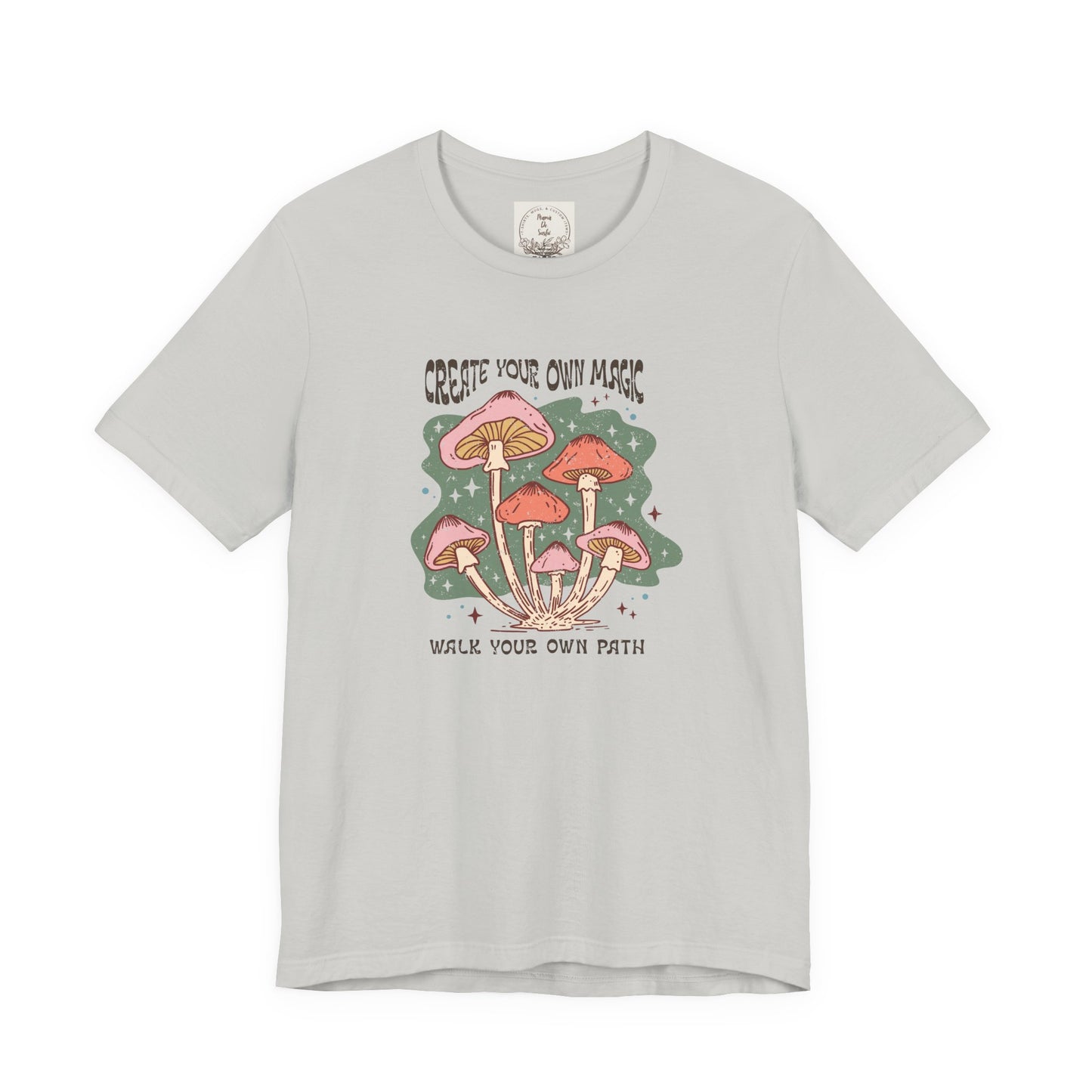 Create your own Magic walk your own path - Boho Retro - MamaDeSushi - Unisex Jersey Short Sleeve Tee