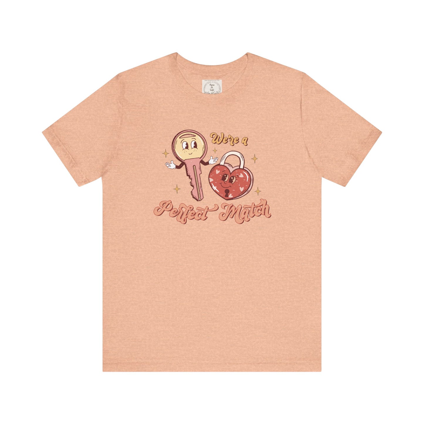We're a perfect match Heart & Key - MamaDeSushi - Women's Favorite Tee