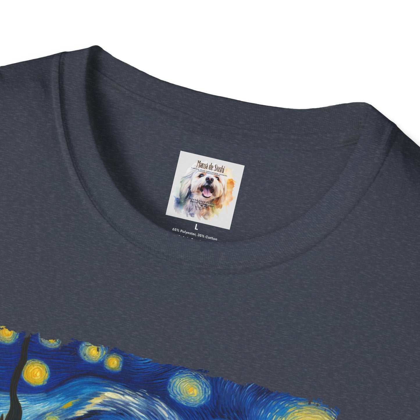The BlackVang Cat - Kitty - MamaDeSushi - Unisex Softstyle T-Shirt