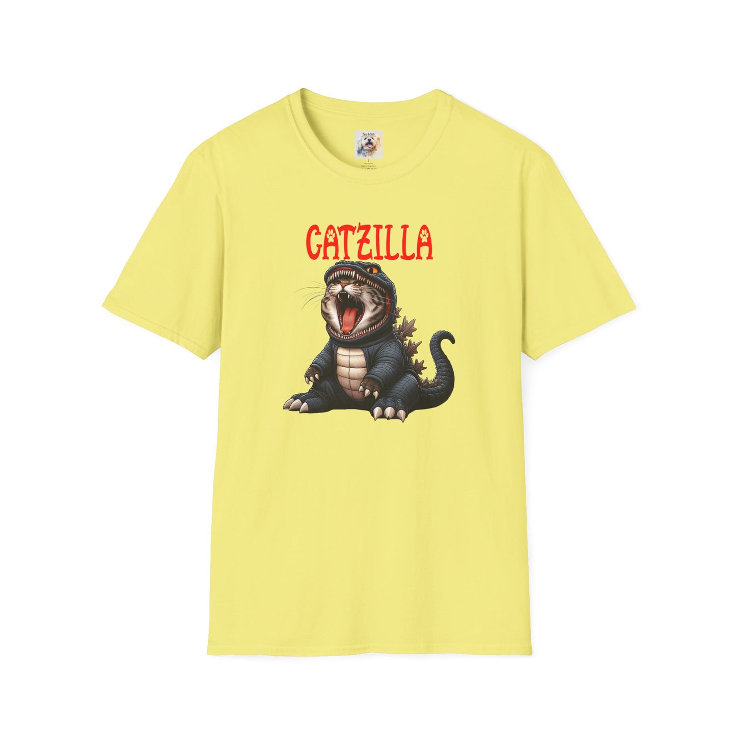 CatZilla - Cat - Kitty - MamaDeSushi - Unisex Softstyle T-Shirt