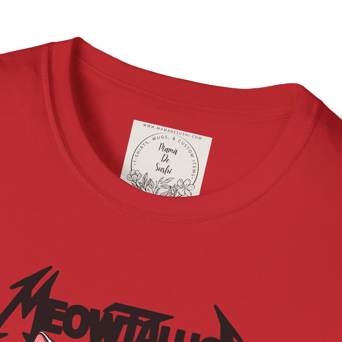 MeowTallica - Cat - Kitty - MamaDeSushi - Unisex Softstyle T-Shirt