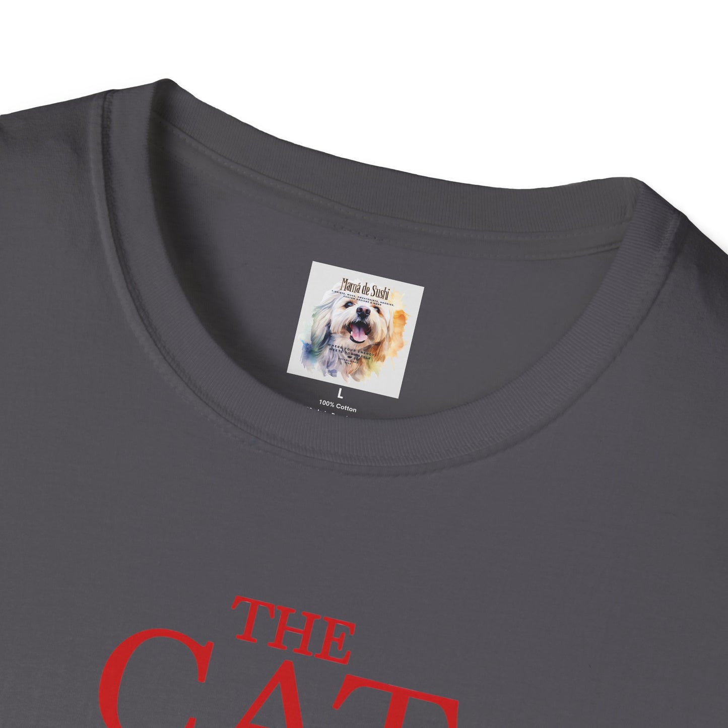 Cat Kitty Unisex Softstyle T-Shirt Nun Design