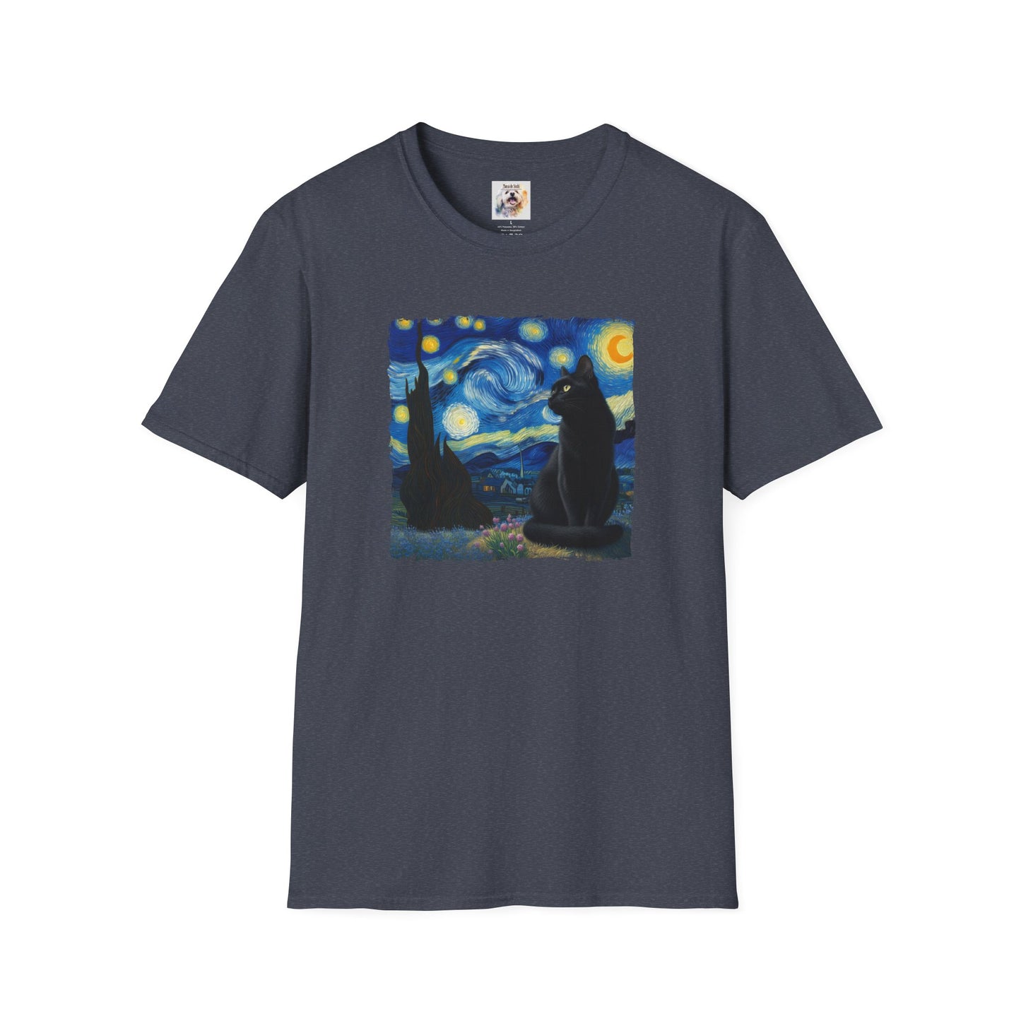 The BlackVang Cat - Kitty - MamaDeSushi - Unisex Softstyle T-Shirt