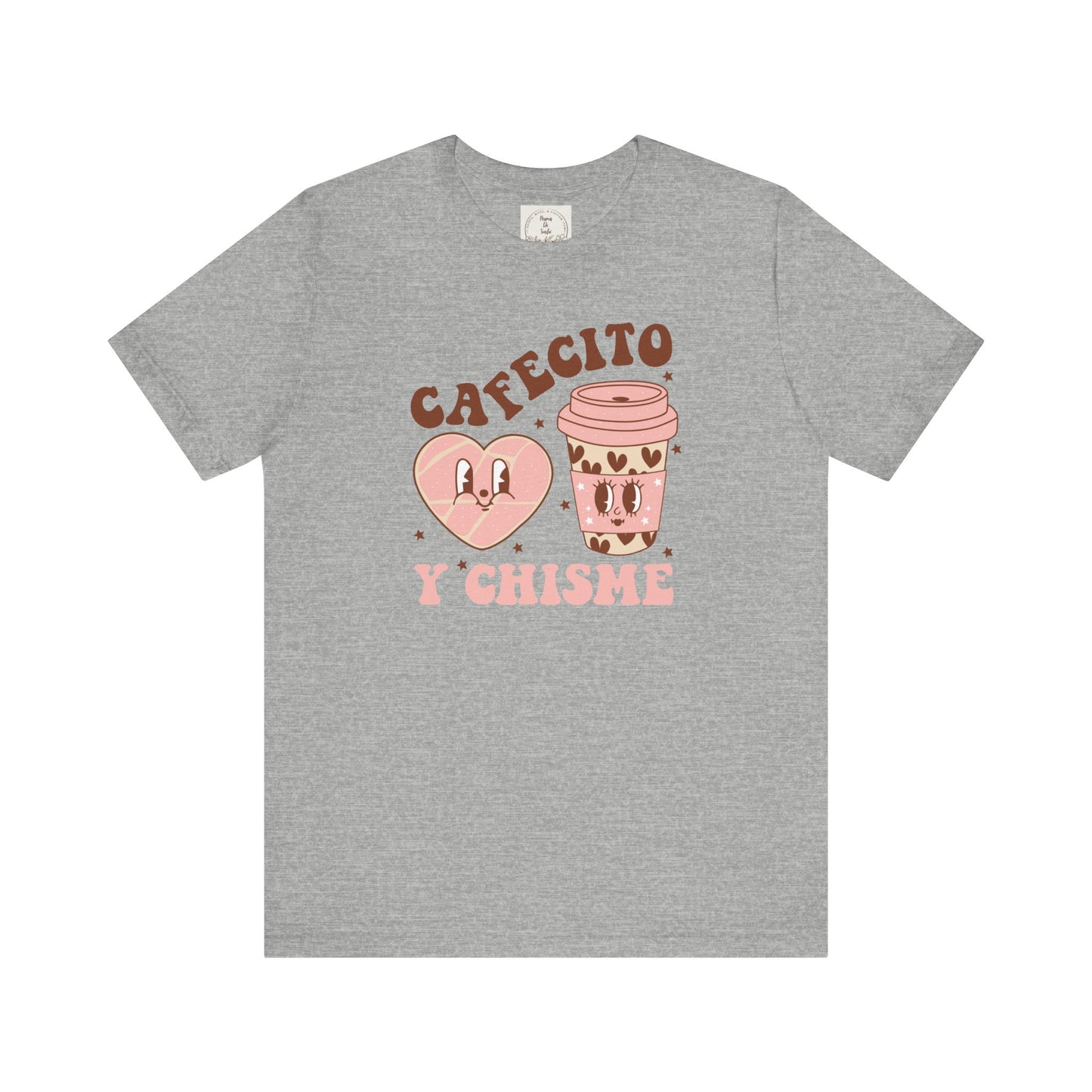 Cafecito y Chisme - Cafe Y Conchas - MamaDeSushi - Unisex Jersey Short Sleeve Tee