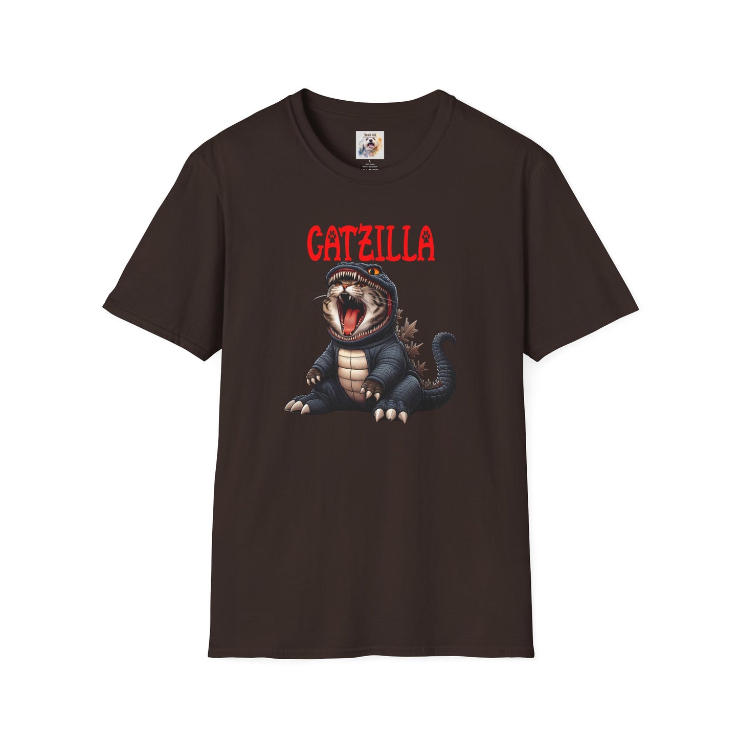 CatZilla - Cat - Kitty - MamaDeSushi - Unisex Softstyle T-Shirt
