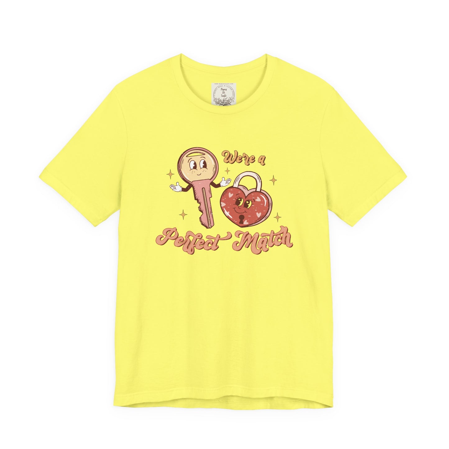 We're a perfect match Heart & Key - MamaDeSushi - Women's Favorite Tee