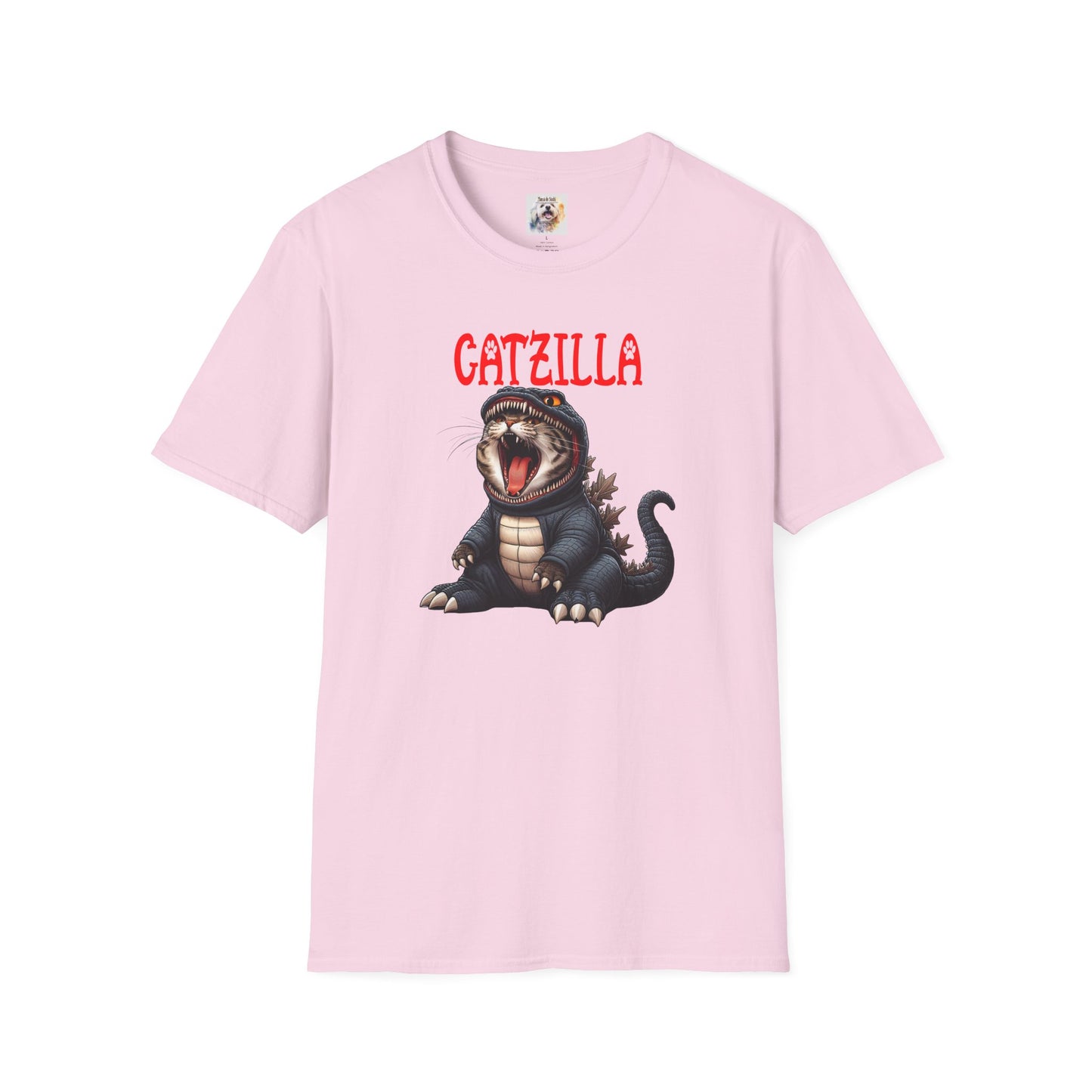 CatZilla - Cat - Kitty - MamaDeSushi - Unisex Softstyle T-Shirt