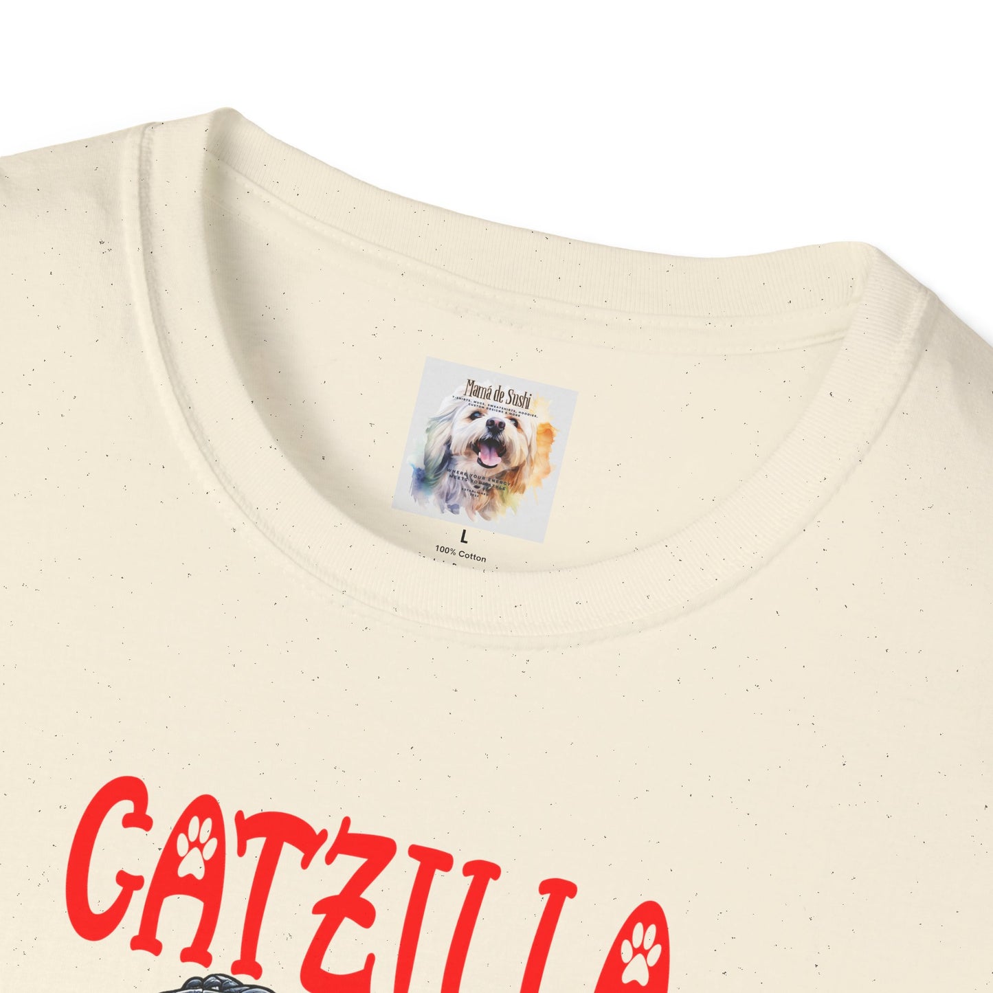 CatZilla - Cat - Kitty - MamaDeSushi - Unisex Softstyle T-Shirt