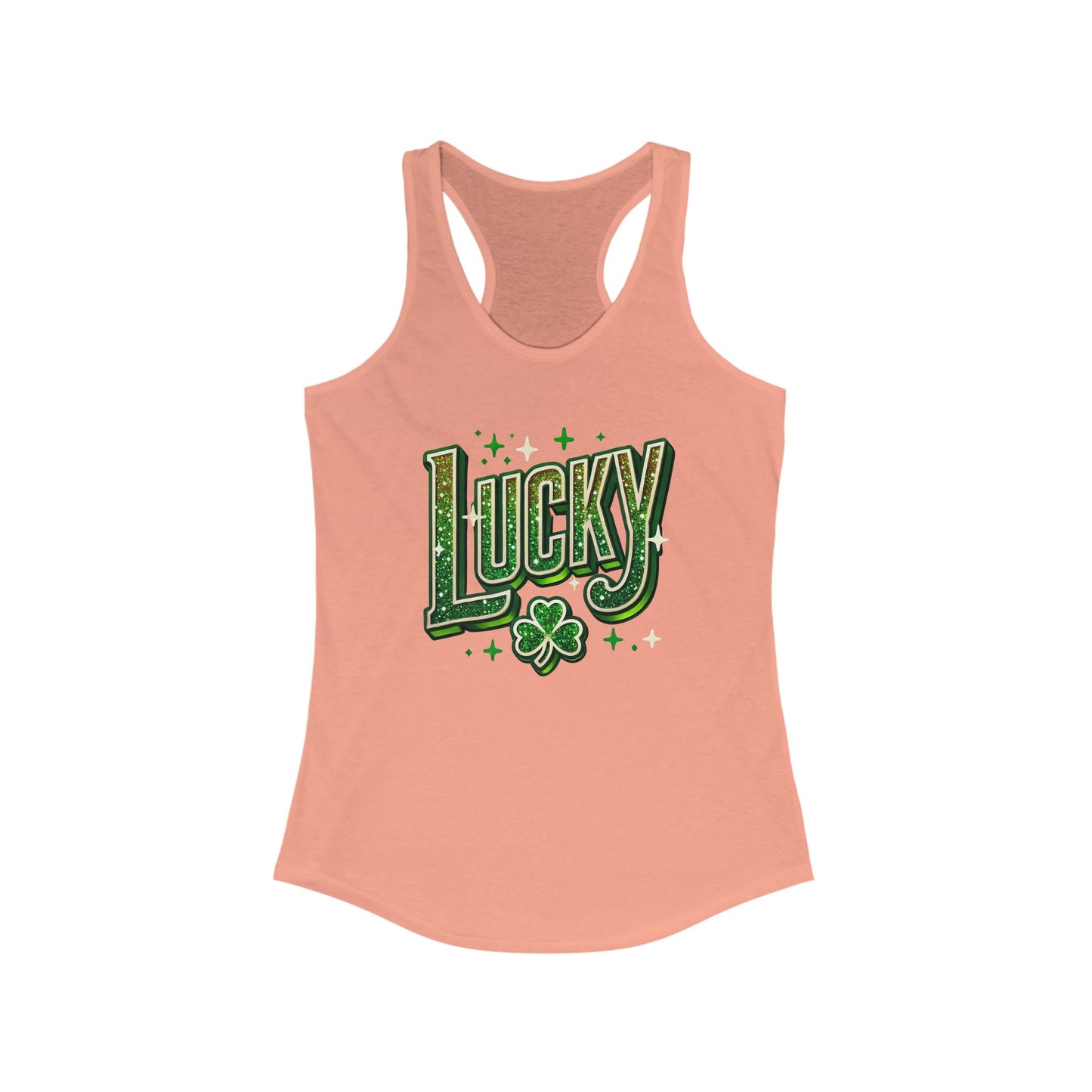 Women's Ideal Racerback Tank - Lucky