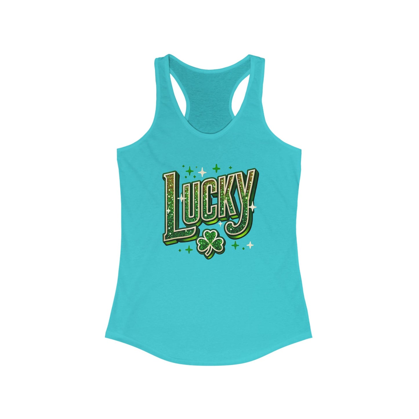 Women's Ideal Racerback Tank - Lucky