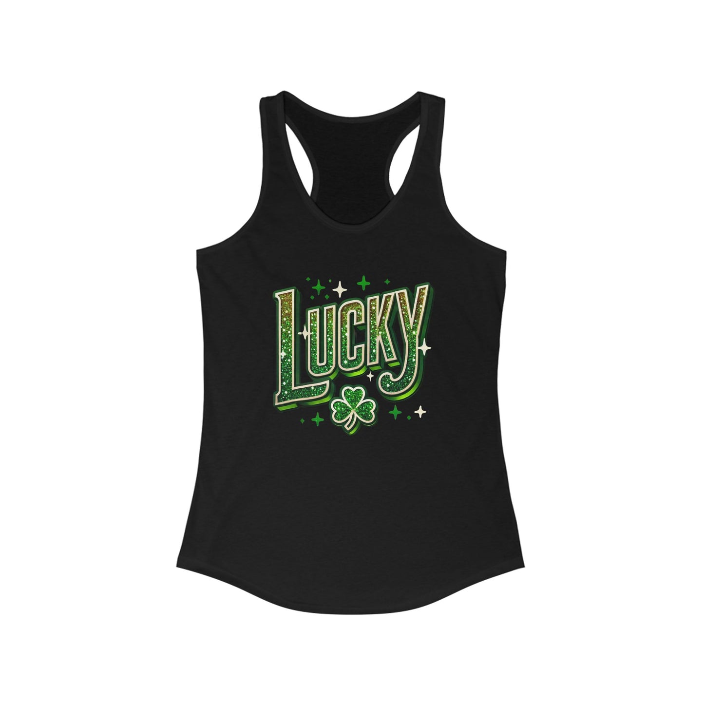 Women's Ideal Racerback Tank - Lucky