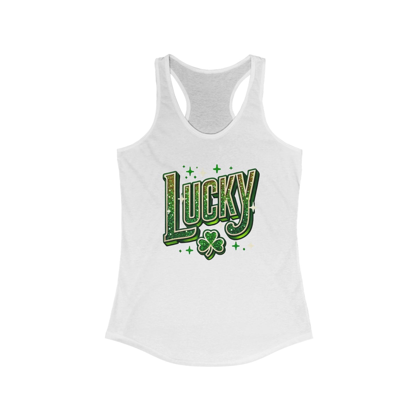 Women's Ideal Racerback Tank - Lucky