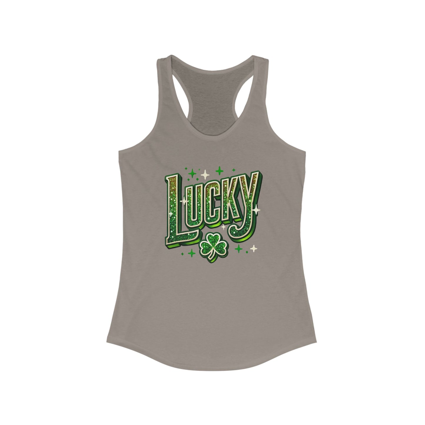 Women's Ideal Racerback Tank - Lucky