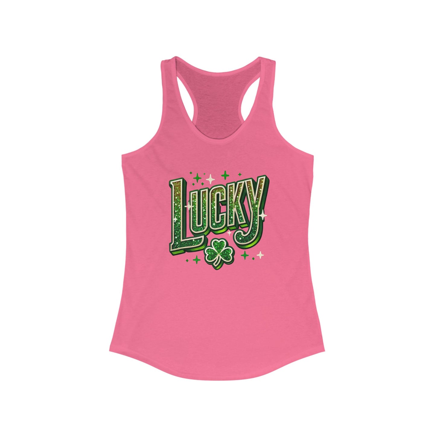 Women's Ideal Racerback Tank - Lucky