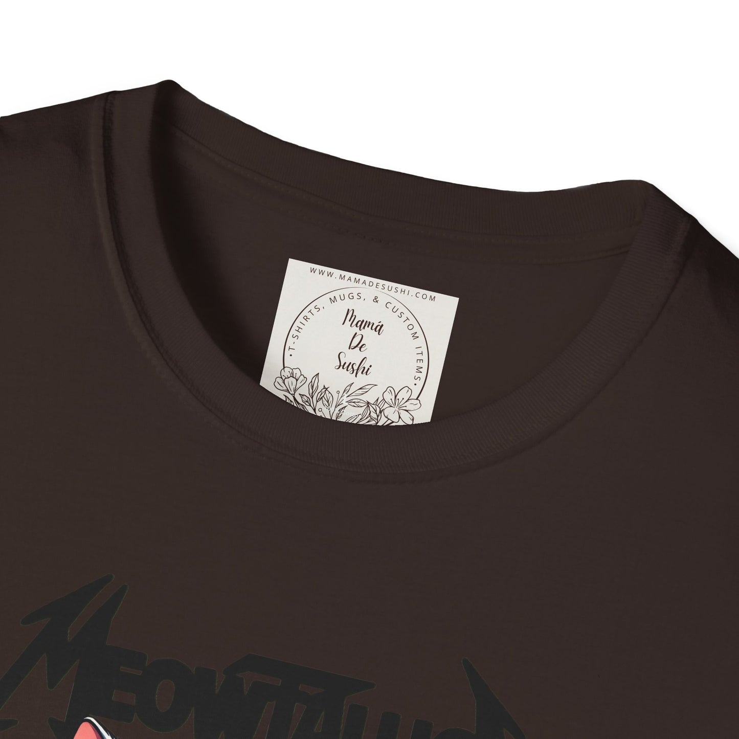 MeowTallica - Cat - Kitty - MamaDeSushi - Unisex Softstyle T-Shirt