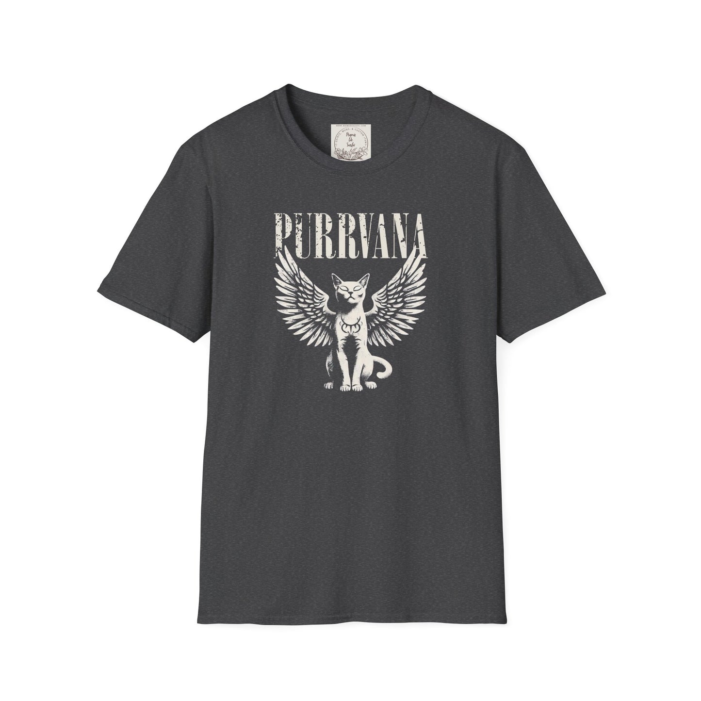 Purrvana - Cat - Kitty - MamaDeSushi - Unisex Softstyle T-Shirt