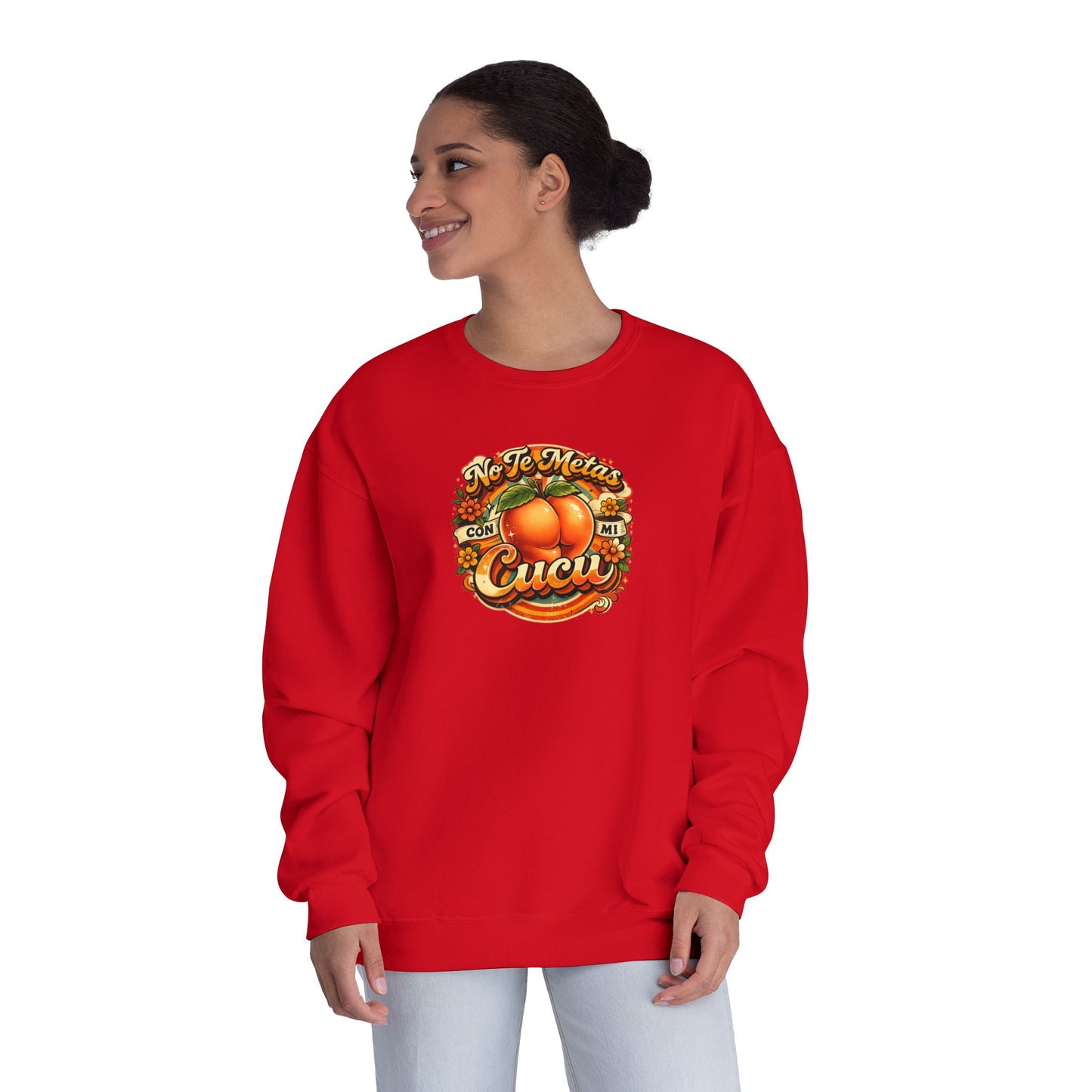 Unisex NuBlend® Crewneck Sweatshirt - No Te Metas Con Mi Cucu